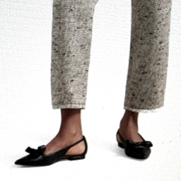 Ted Baker London New Satin Rosette Flats Ballet Pointed Toe - Picture 9 of 11